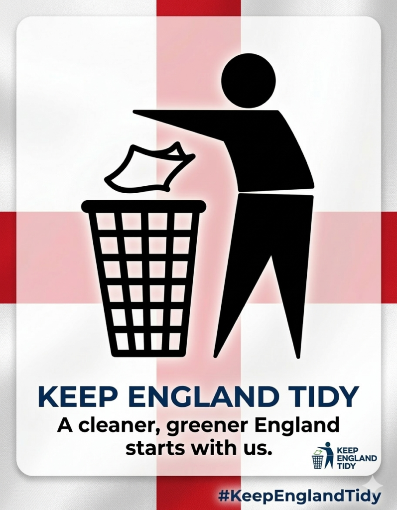 Keep England Tidy. A cleaner, greener England starts with us.